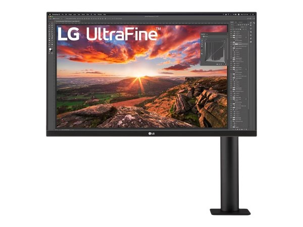 LG UltraFine Ergo 27UN880P-B, 27" LED-Monitor, 3840 x 2160 4K @ 60 Hz, Schwarz
