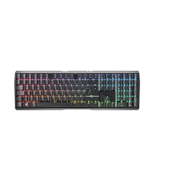 Cherry MX 3.0S RGB Gaming Tastatur, kabellos, Deutsch, Schwarz