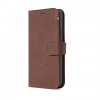 Decoded 2 in 1 Leder Wallet für iPhone 13 mini Braun