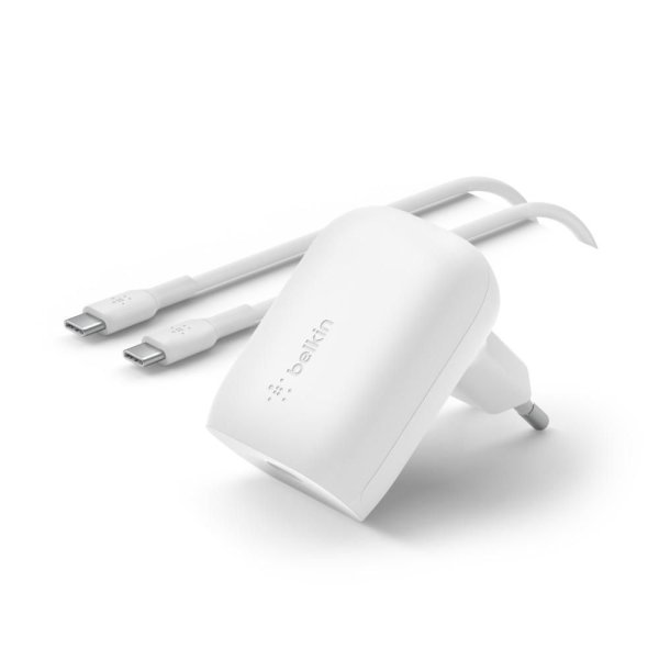 BOOST↑CHARGE™ 30 W USB-C Ladegerät mit Power Delivery und PPS Technologie, inkl. USB-C Kabel 1m, wei