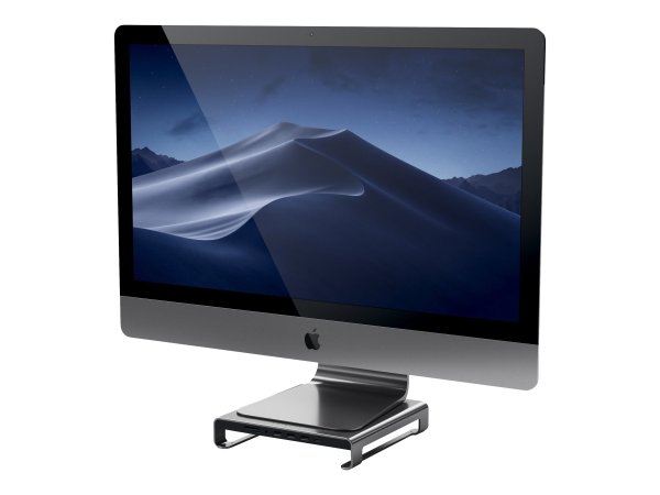 Satechi Aluminum Monitor Stand Hub for iMac space gray
