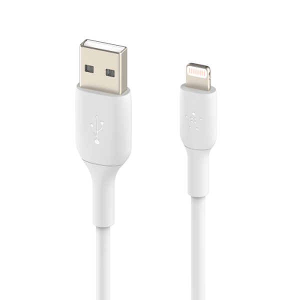 Belkin USB-A auf Lightning Kabel, 0,15m, Weiß