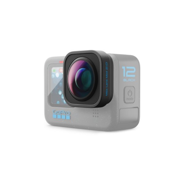 GoPro Max Lens Mod 2.0, Ultra-Weitwinkelobjektiv für H12. Schwarz