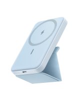 Anker MagGo 622 Powerbank mit kabelloser Ladefunktion für Apple iPhone Blau