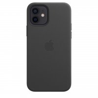 Apple Leder Case für iPhone 12 / 12 Pro Schwarz