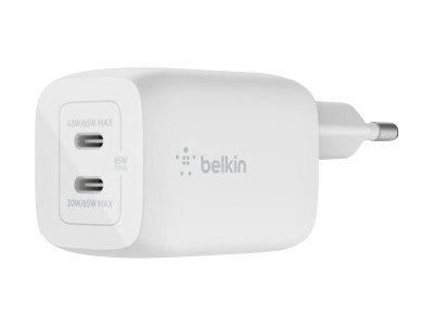Belkin GaN Power Adapter 65 W Weiß USB-C 65 W