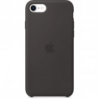 Apple Silikon Case für iPhone SE (2./3. Gen) Schwarz