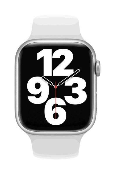 Apple Sportarmband für Apple Watch 45mm, Weiß