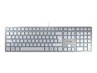 Cherry KC6000 Slim Tastatur Silber