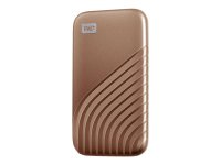 WD My Passport, externe SSD, 500 GB, Gold Gold