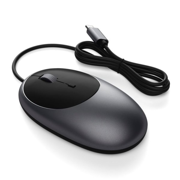 Satechi C1 USB-C Wired Mouse space gray