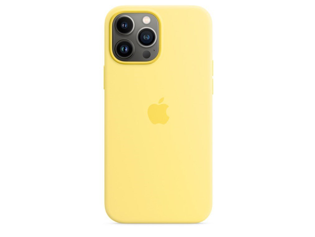 Apple Silikon Case für iPhone 13 Pro Max Zitronenschale MN6A3ZM/A