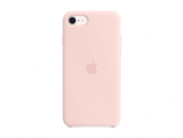 Apple Silikon Case für iPhone SE (2./3 Generation), Kalkrosa