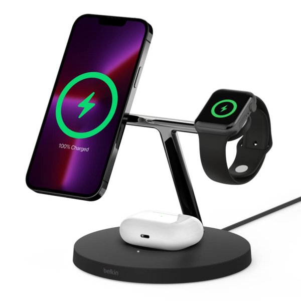 Belkin Wireless QI Charger mit MagSafe (3-in-1)