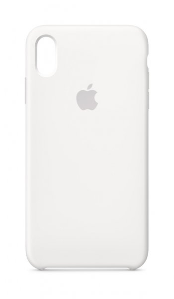 Apple iPhone XS Max Silikon Case, Weiß