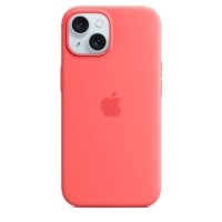 Apple iPhone 15 Silikon Case mit MagSafe Guave