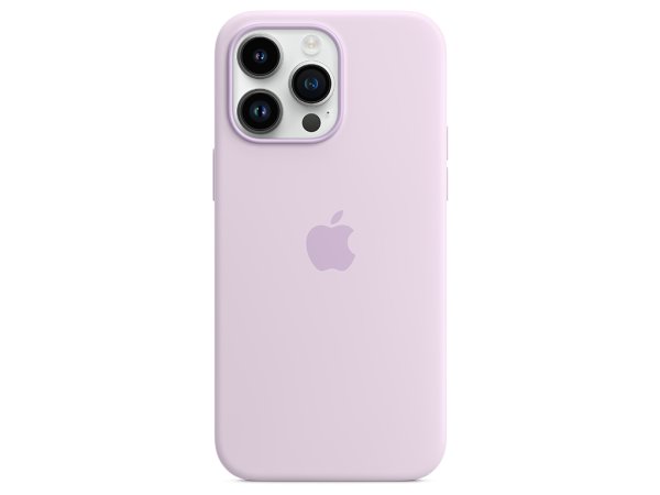 Apple iPhone 14 Pro Max Silikon Case mit MagSafe, Flieder
