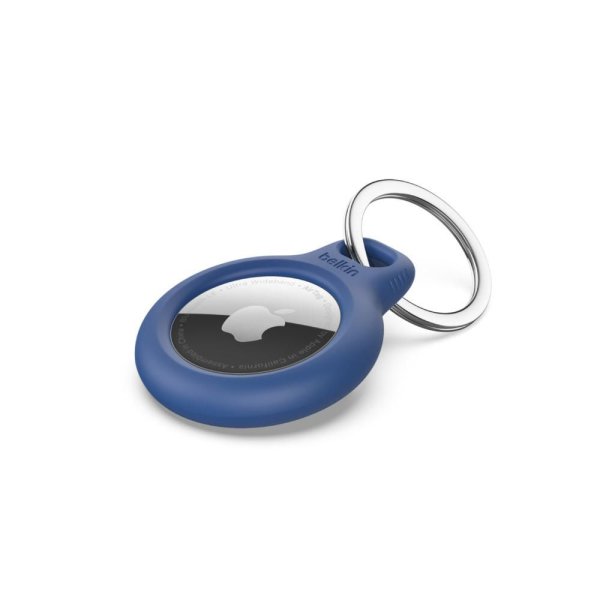 Belkin Anhänger mit Schlüsselring für Apple AirTag, Blau