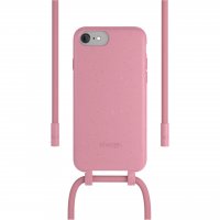Woodcessories Necklace Case für iPhone SE/8/7/6S/6 Pink