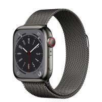 Apple Watch Series 8 Edelstahl Graphit