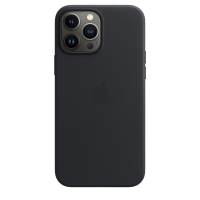 Apple Leder Case für iPhone 13 Pro Max Mitternacht