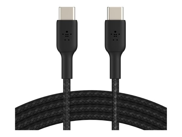 Belkin BOOST CHARGE™ geflochtenes USB-C/USB-C Kabel, 1m, schwarz