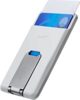 LAUT Flexi Prop MagSafe Stand Wallet für iPhone Weiß