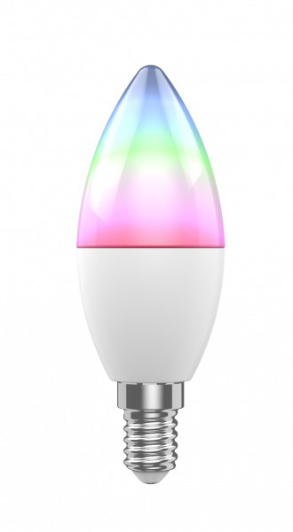 WOOX LED Glühlampe, E14, 470lm Helligkeit, Wi-Fi, Smart Home/Alexa/Google 