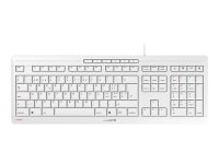 Cherry Stream Tastatur Weiß/Grau