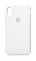 Apple iPhone XS Max Silikon Case Weiß