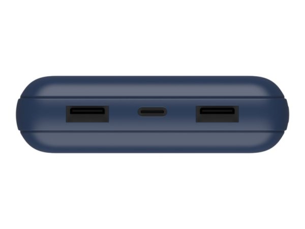 Belkin BOOST CHARGE™ Powerbank 20.000mAh, 15W, USB-A und USB-C Anschluss, blau