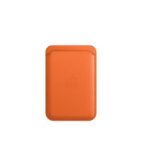 Apple iPhone Leder Wallet mit MagSafe für iPhone 12/13/14 (alle Modelle) Orange
