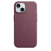Apple iPhone 15 Feingewebe Case mit MagSafe Mulberry