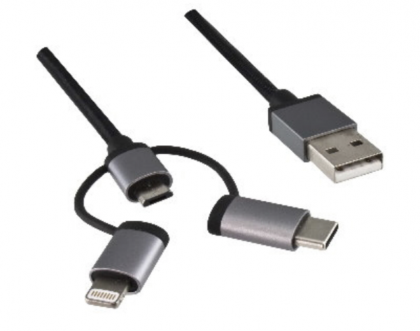 DINIC USB 3 in1 Premium Daten/Ladekabel