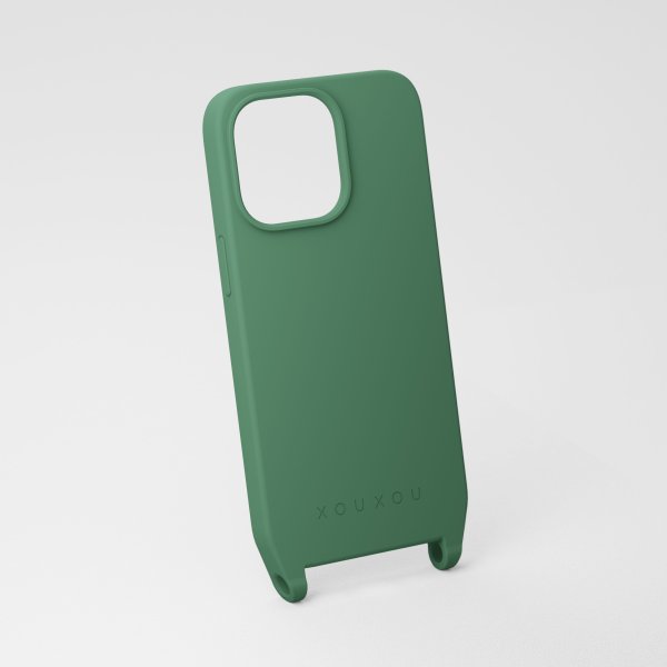 XOUXOU Case mit Ösen für Apple iPhone 13 Pro, Salbeigrün