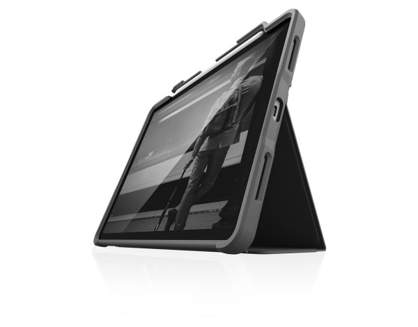 STM Dux Plus Case für Apple iPad Air 10,9" (4. Generation), Schwarz/Transparent