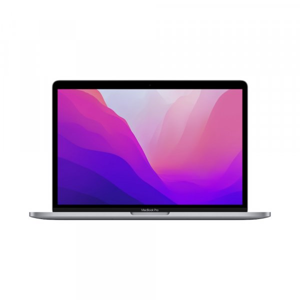Apple MacBook Pro 13", Space Grau, M2 Chip mit 8 Core CPU und 10 Core GPU und 16 Core Neural Engine,